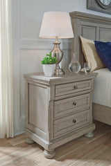 Lettner Light Gray King Panel Bed, Chest and 2 Nightstands (Online Special Price) - Ornate Home