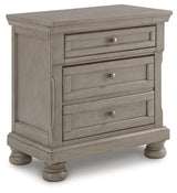 Lettner Light Gray Queen Panel Bed, Dresser and 2 Nightstands - Ornate Home