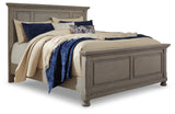 Lettner Light Gray Queen Panel Bedroom Set with Dresser and Mirror (Online Special Price) - Ornate Home