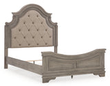 Lettner Light Gray Queen Panel Bedroom Set with Dresser and Mirror (Online Special Price) - Ornate Home