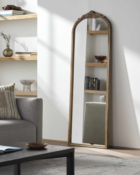 Leutesdorf Tan Full Length Mirror - Ornate Home