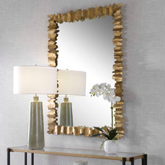 Lev Antique Gold Mirror - Ornate Home