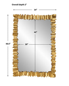 Lev Antique Gold Mirror - Ornate Home