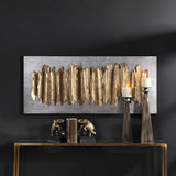 Lev Gold Metal Wall Decor - Ornate Home