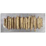 Lev Gold Metal Wall Decor - Ornate Home