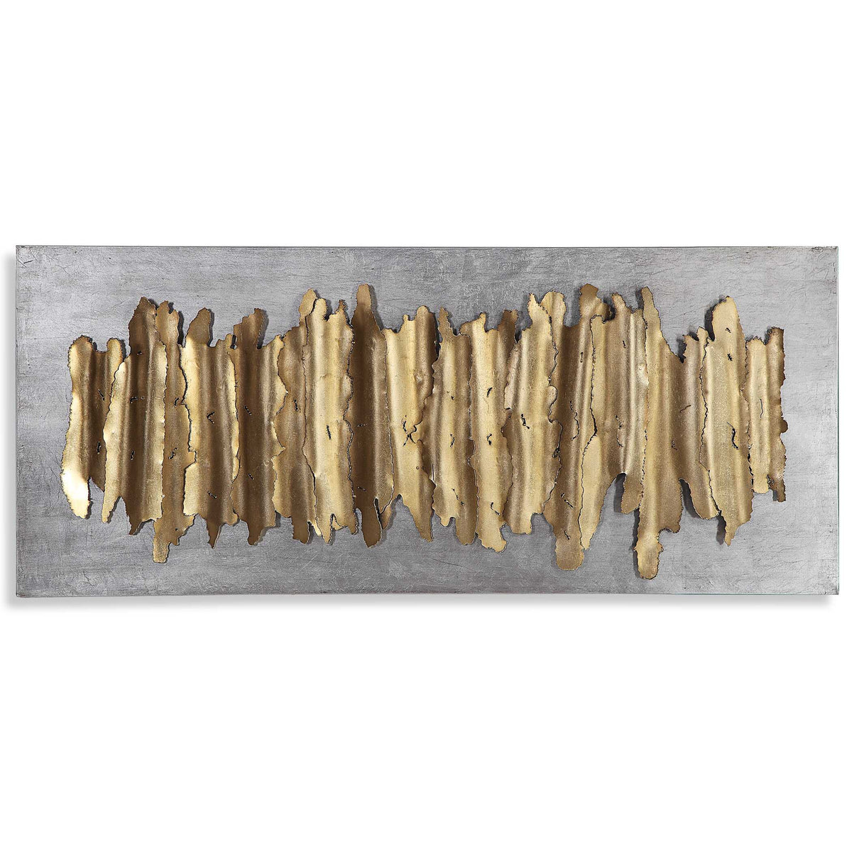 Lev Gold Metal Wall Decor - Ornate Home