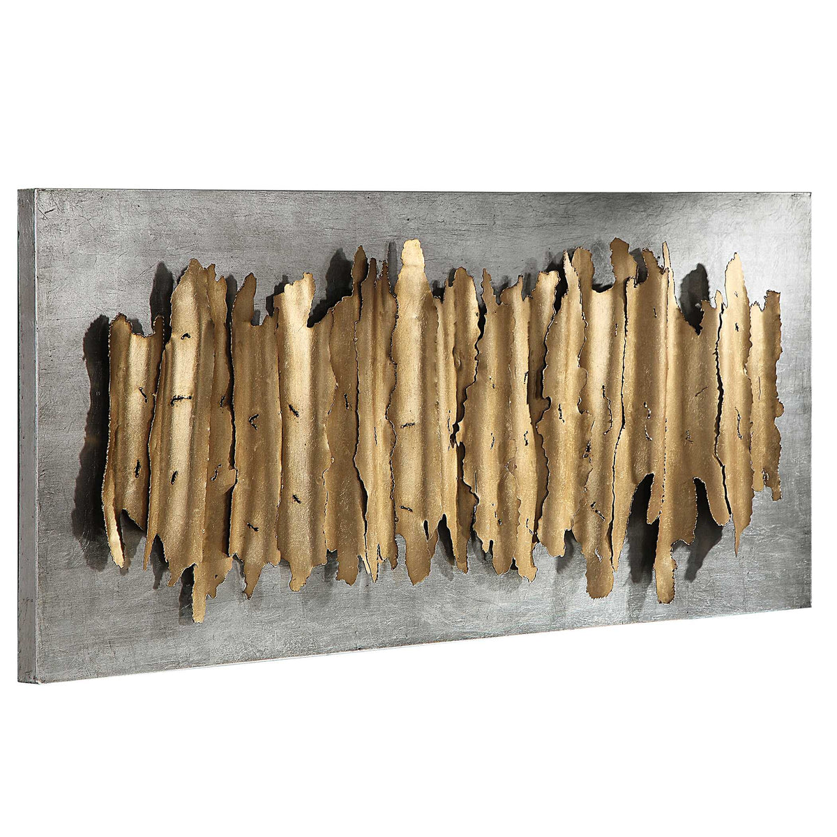 Lev Gold Metal Wall Decor - Ornate Home