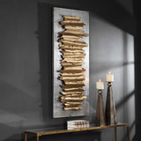 Lev Gold Metal Wall Decor - Ornate Home