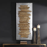 Lev Gold Metal Wall Decor - Ornate Home