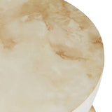 Leva Natural Outdoor Round End Table - Ornate Home