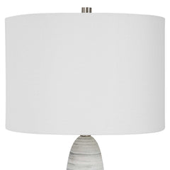Levadia Matte White Table Lamp - Ornate Home