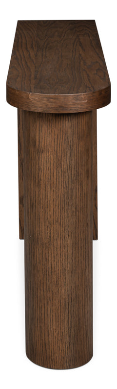 Level Brown Console Table - Ornate Home
