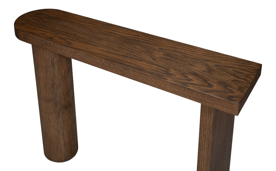 Level Brown Console Table - Ornate Home