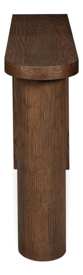 Level Brown Console Table - Ornate Home