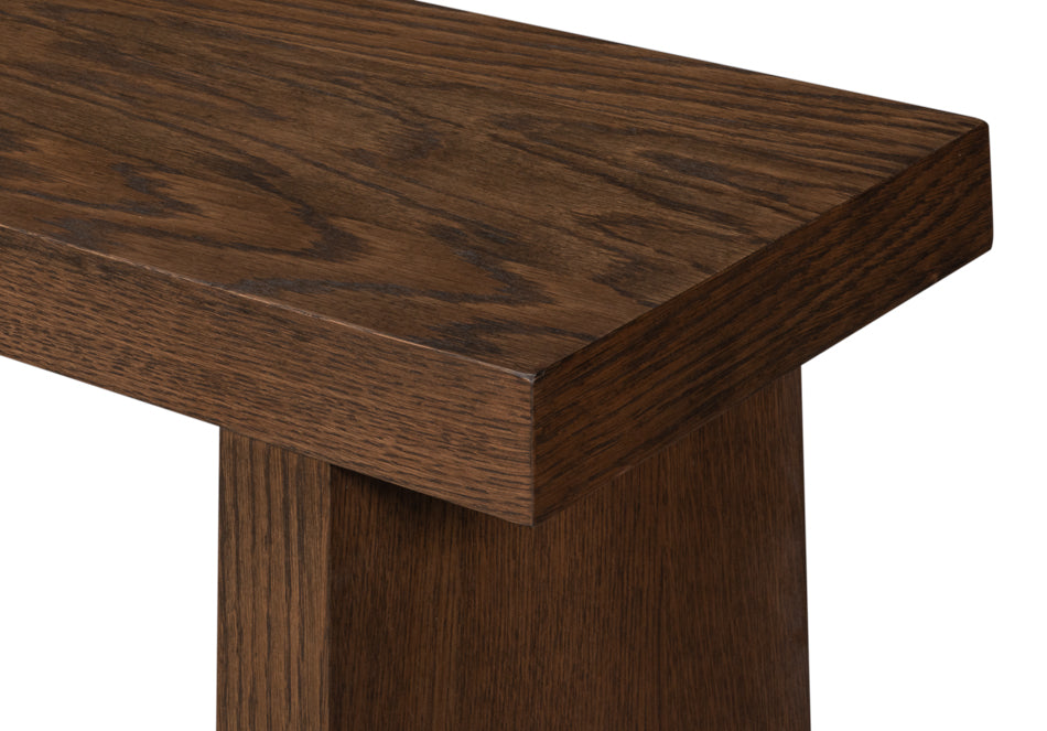 Level Brown Console Table - Ornate Home