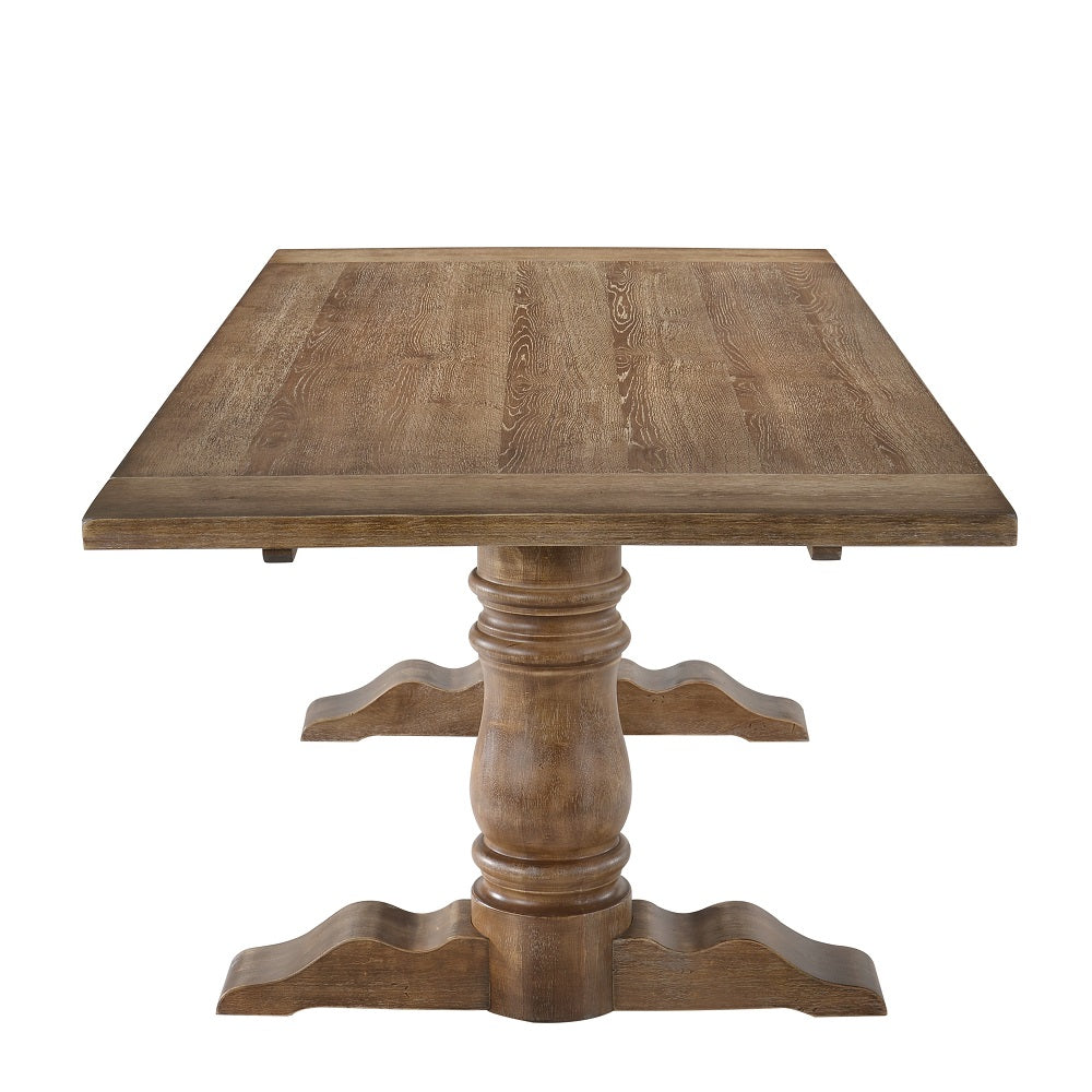 Leventis Weathered Oak Dining Table - Ornate Home