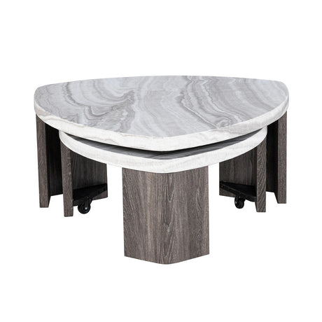Levis Gray Nesting Cocktail Table - Ornate Home