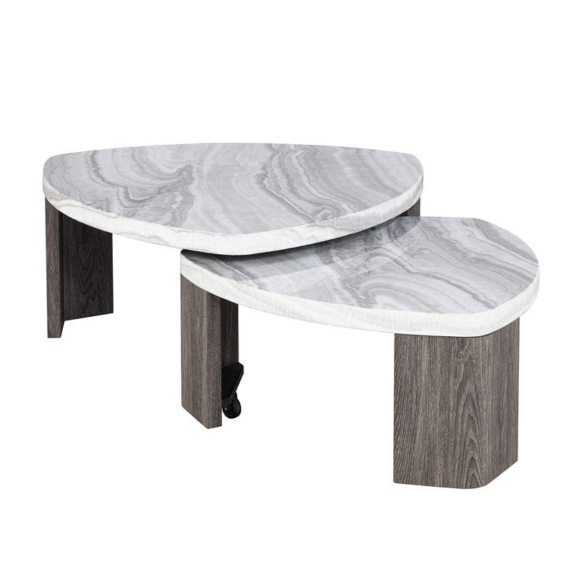 Levis Gray Nesting Cocktail Table - Ornate Home