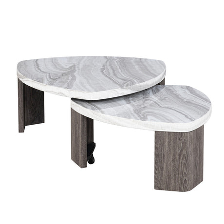 Levis Gray Nesting Cocktail Table - Ornate Home