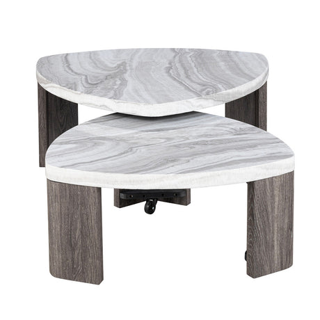 Levis Gray Nesting Cocktail Table - Ornate Home