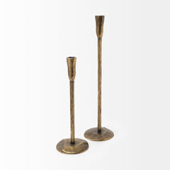 Levit Gold Small Table Candle Holder - Ornate Home