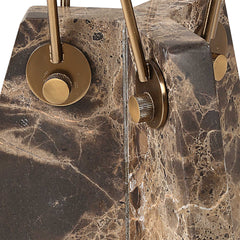 Levitate Brown Marble Accent Table - Ornate Home