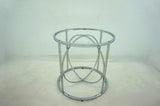 Levy Chrome 48-inch Round Glass Top Dining Table - Ornate Home