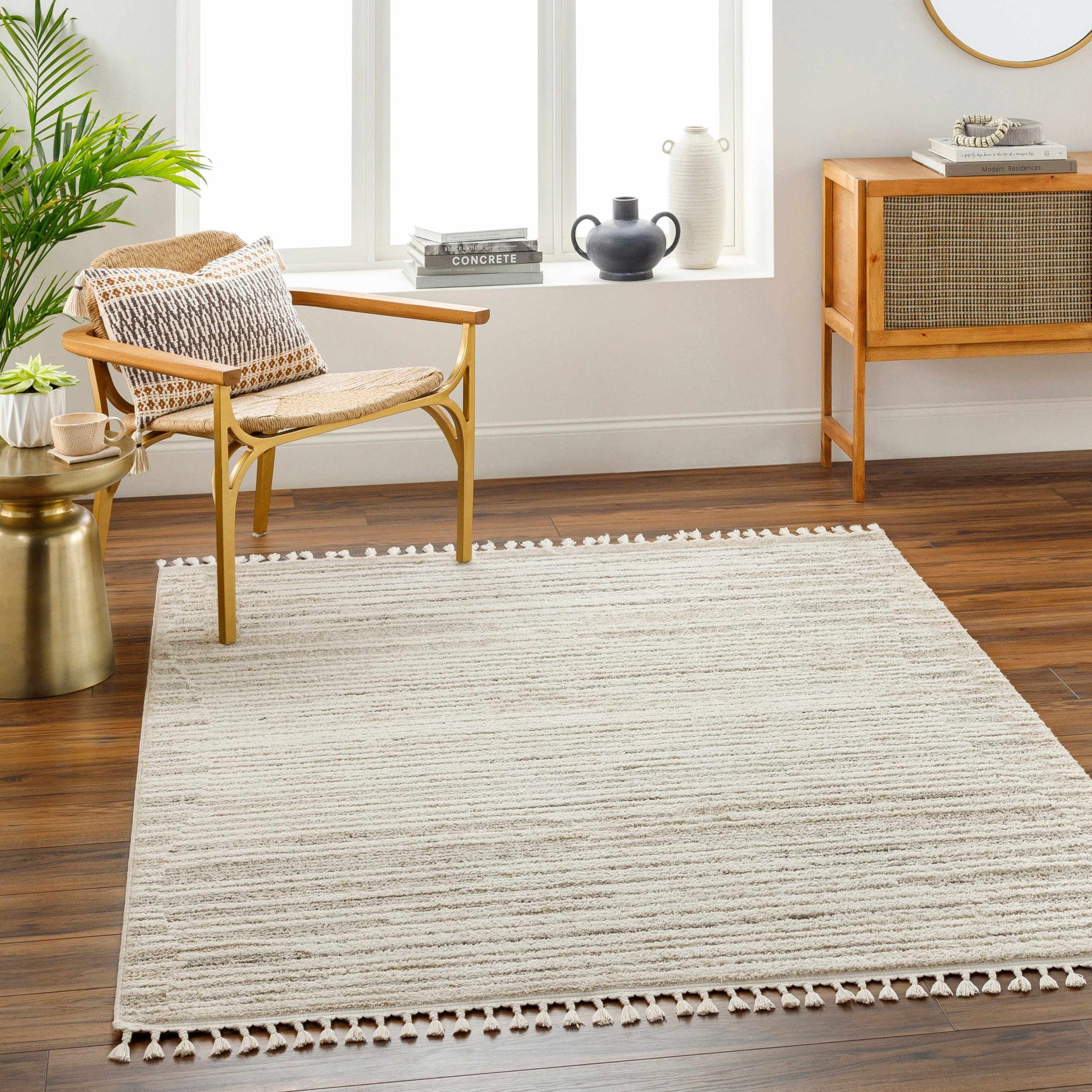 Levy Cream Area Rug - Clearance - Ornate Home