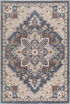 Lewa Blue Outdoor Area Rug - Clearance - Ornate Home