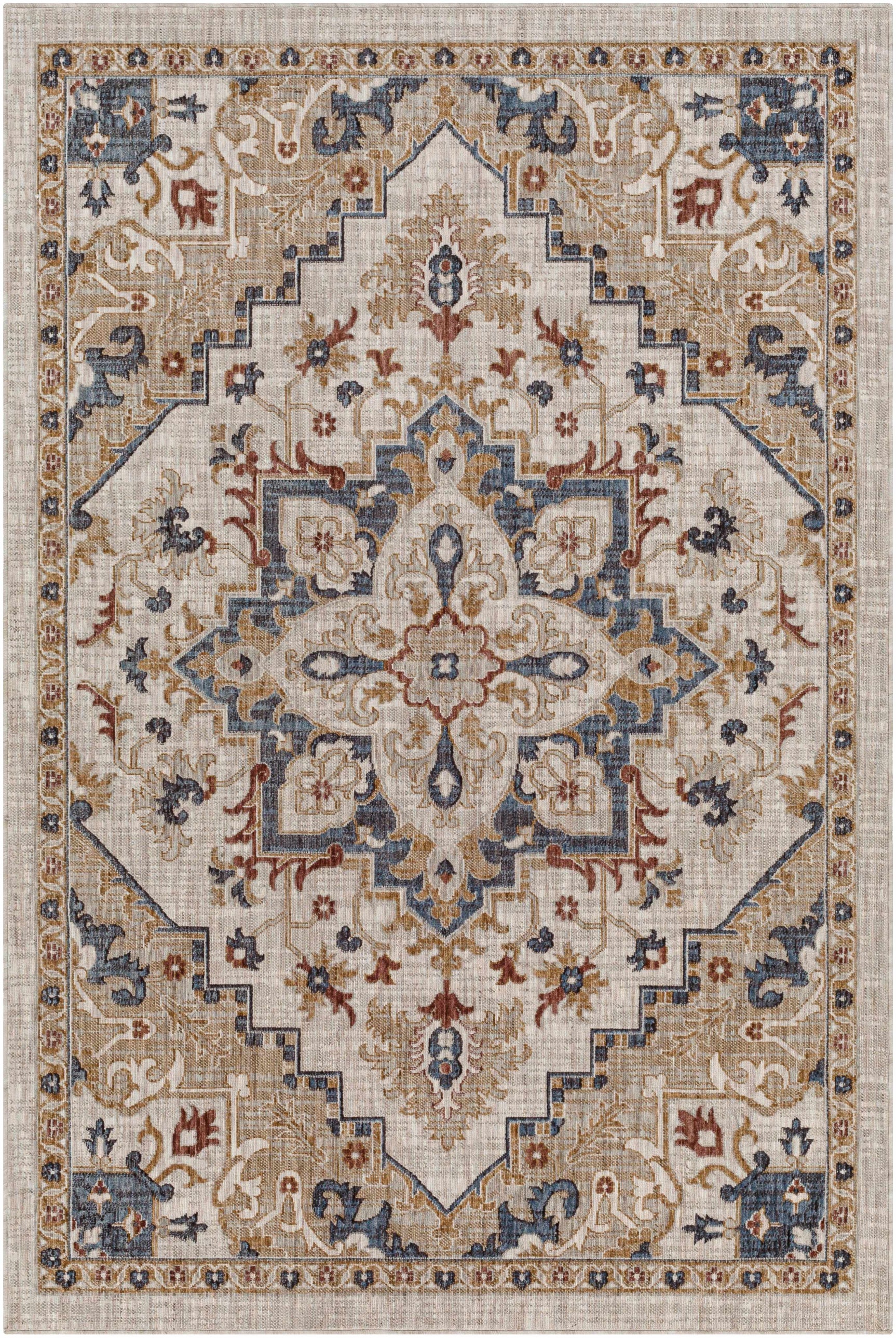 Lewa Cream Outdoor Area Rug - Clearance - Ornate Home
