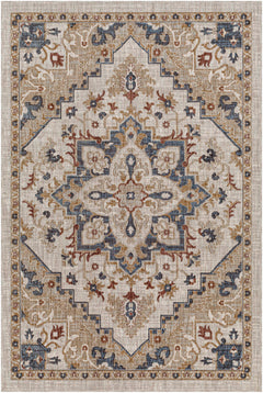 Lewa Cream Outdoor Area Rug - Clearance - Ornate Home