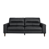 Lewes Black Sofa & Loveseat - Ornate Home