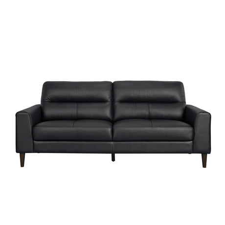Lewes Black Sofa & Loveseat - Ornate Home