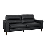 Lewes Black Sofa & Loveseat - Ornate Home