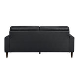 Lewes Black Sofa & Loveseat - Ornate Home