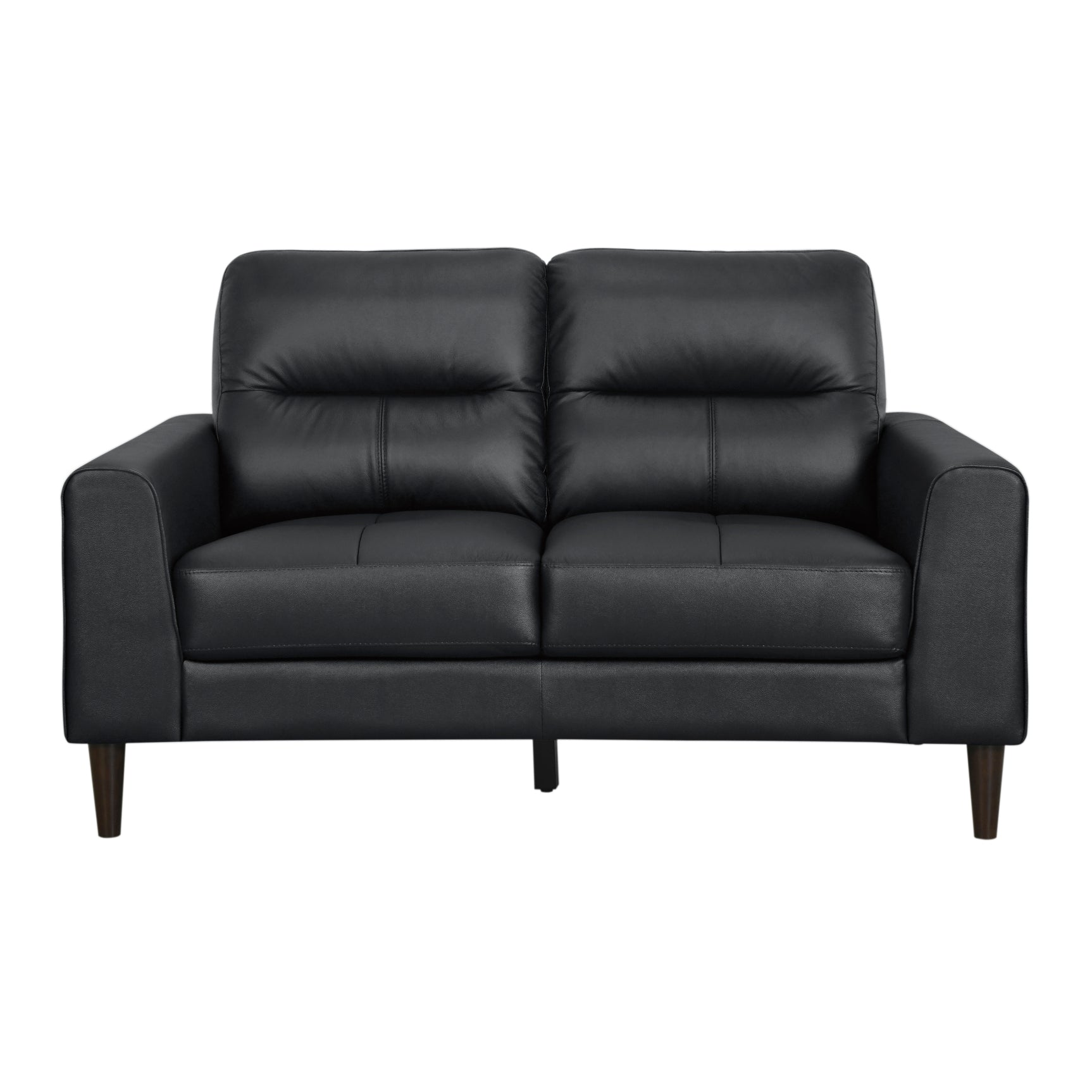 Lewes Black Sofa & Loveseat - Ornate Home