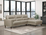 Lewes Latte 2-Piece Sectional with Right Chaise - Ornate Home