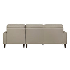 Lewes Latte 2-Piece Sectional with Right Chaise - Ornate Home