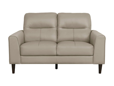 Lewes Latte Loveseat - Ornate Home