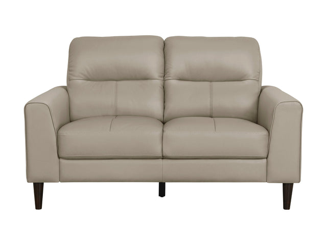 Lewes Latte Loveseat - Ornate Home