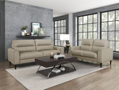 Lewes Latte Loveseat - Ornate Home