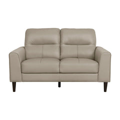 Lewes Latte Loveseat - Ornate Home