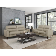 Lewes Latte Loveseat - Ornate Home