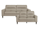 Lewes Latte Sofa & Loveseat - Ornate Home