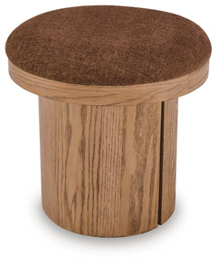 Lewisen Clay Accent Ottoman - Ornate Home