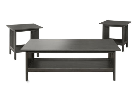 Lewiston Antique Gray 3-Piece Pack Occasional Set - Ornate Home