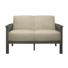 Lewiston Antique Gray / Brown Sofa & Loveseat - Ornate Home