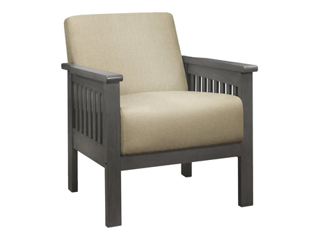 Lewiston Brown Accent Chair - Ornate Home