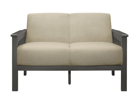 Lewiston Brown Loveseat - Ornate Home