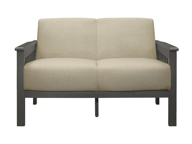 Lewiston Brown Loveseat - Ornate Home